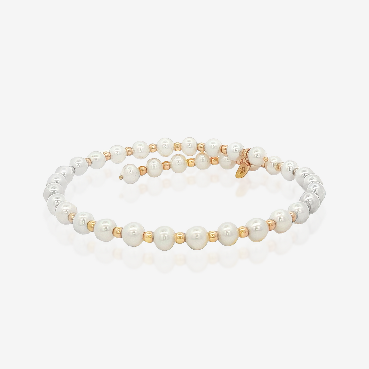 Bead It Collection 4.5-5MM Pearl Wrap Bracelet
