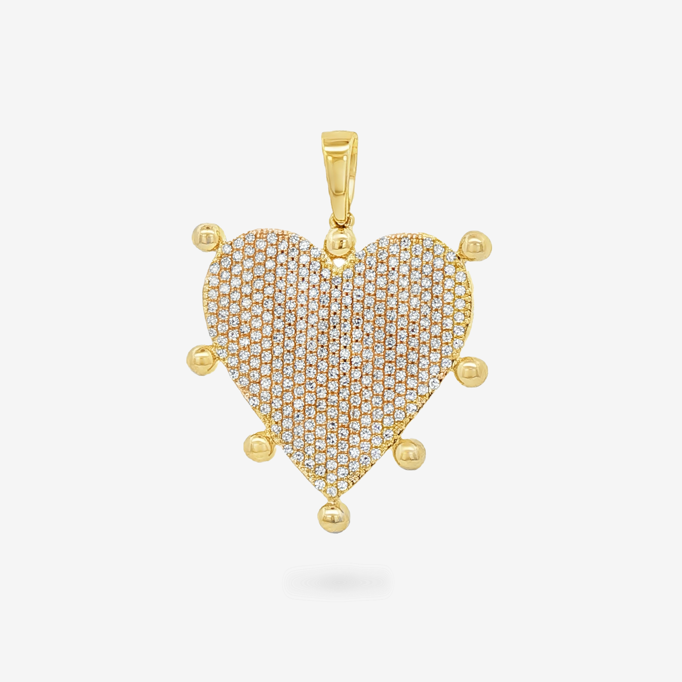 Bead It Pave' Diamond Heart Charm