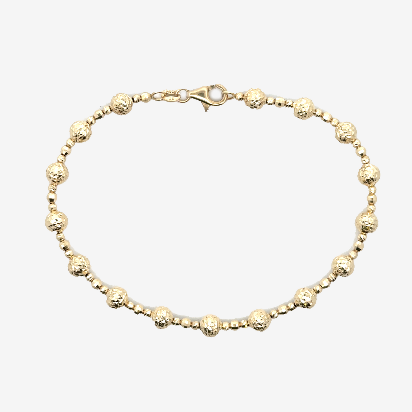 Bright Cut Bead It Collection Bracelet