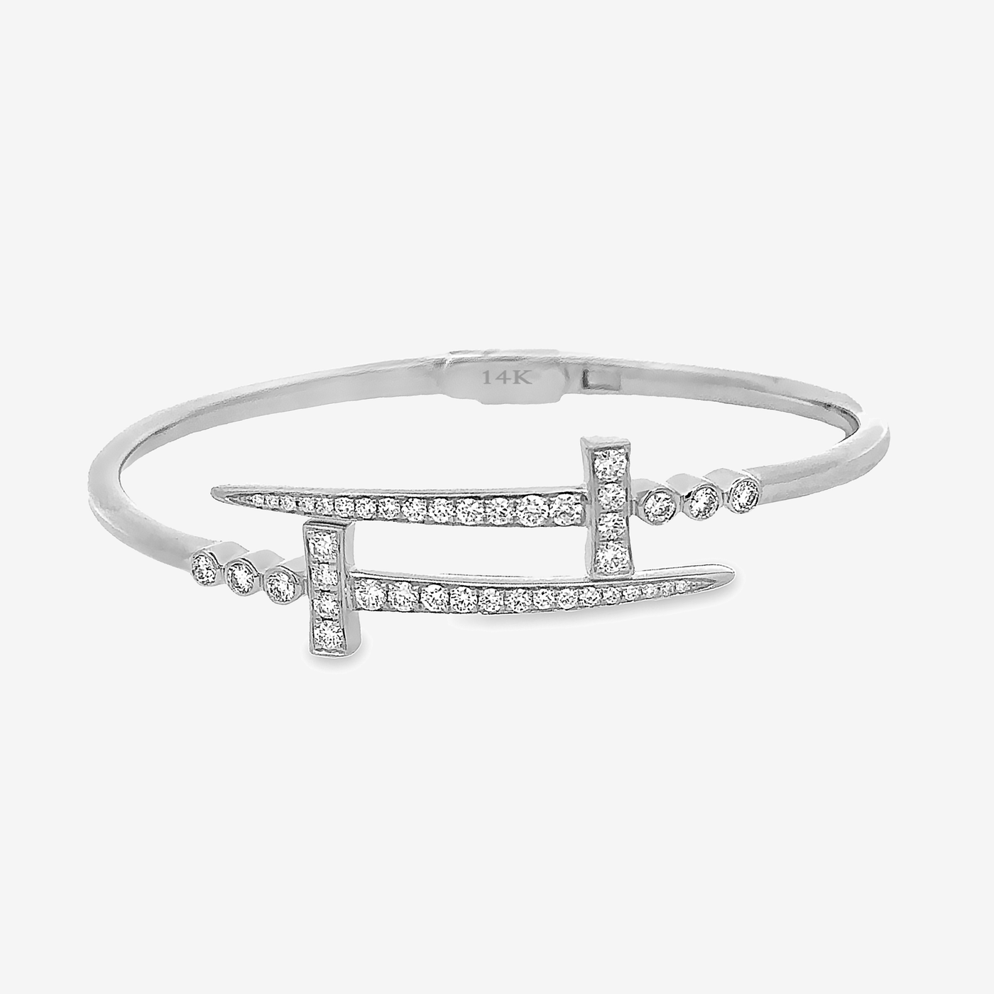 sword themed bangle bracelet