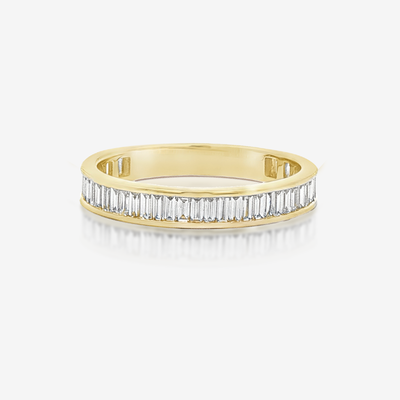 Channel Set 3/4 Baguette Diamond Ring
