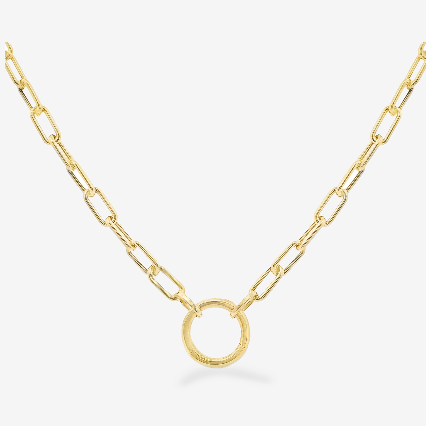 Charm Holder 3.7MM Paperclip Necklace