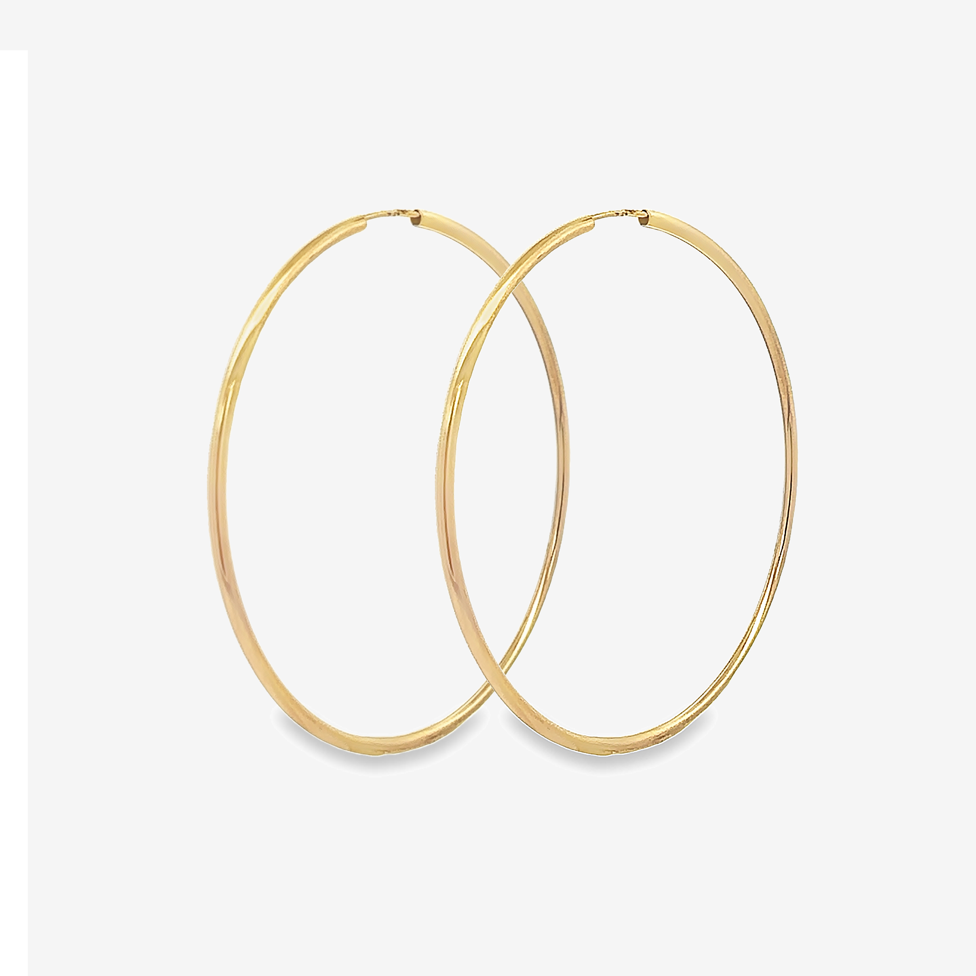 gold hoop earrings