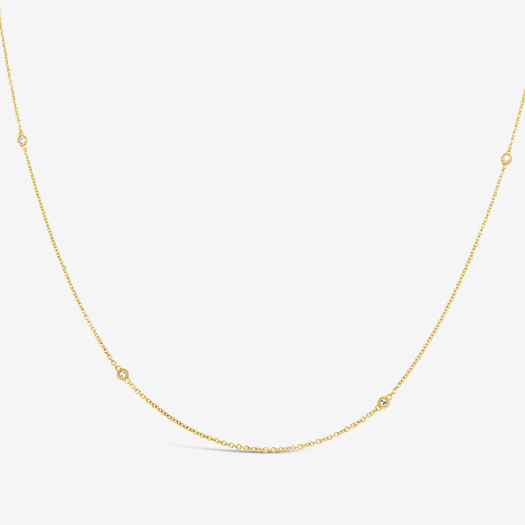 Classic 16 Diamonds By The Yard Necklace Mavilo