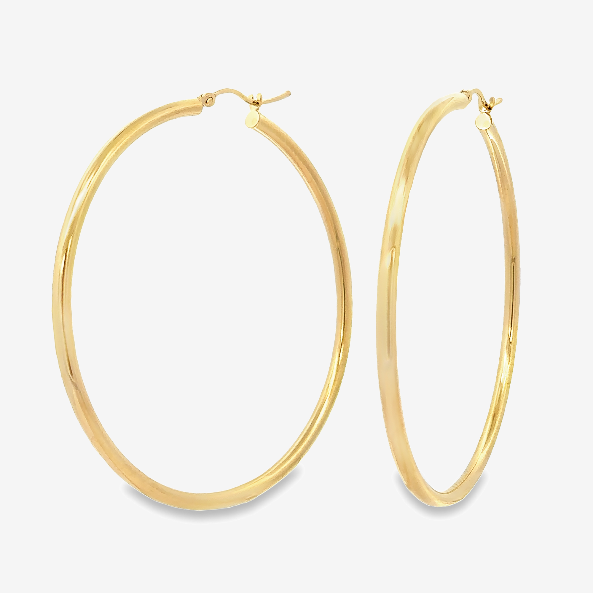gold hoop earrings