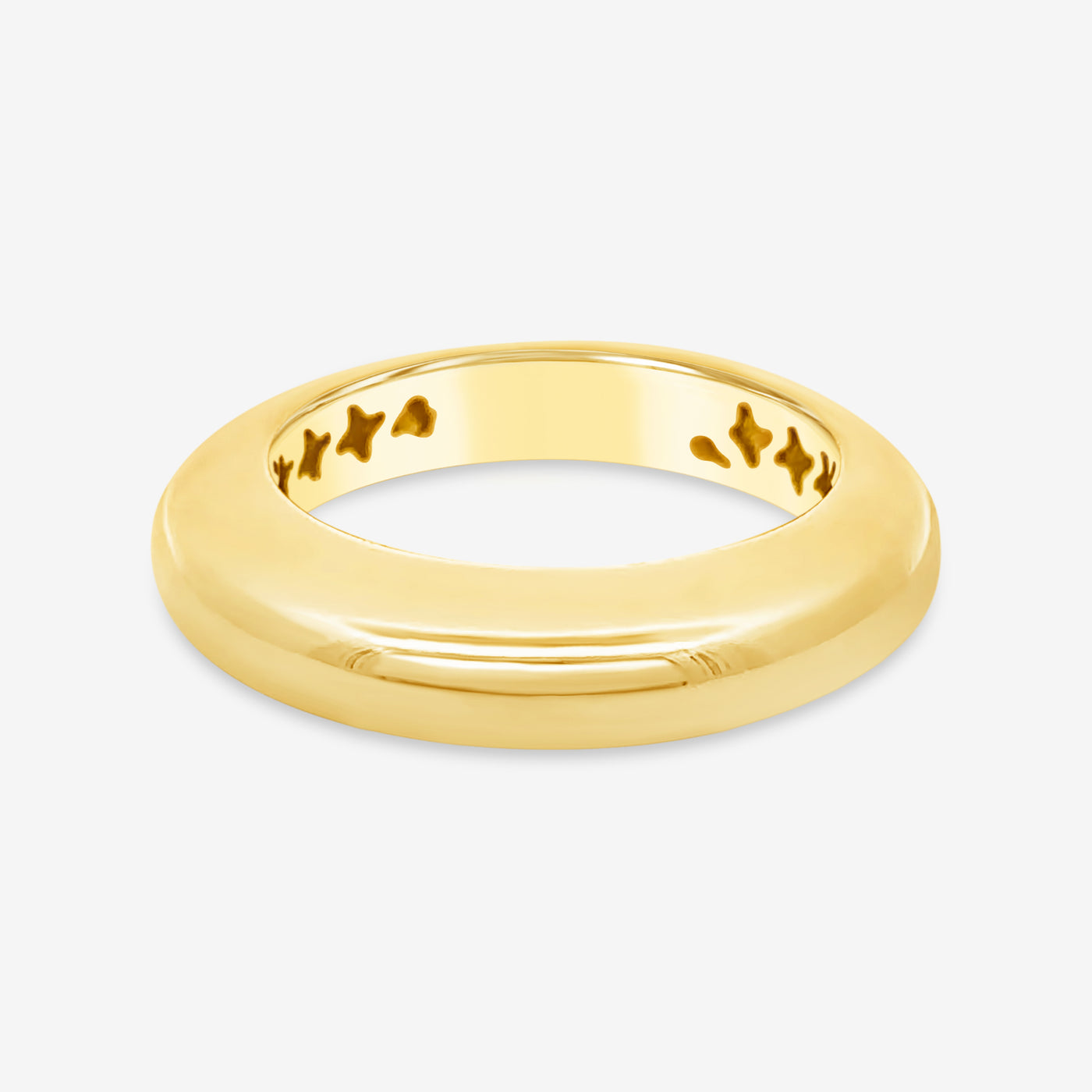 domed gold ring