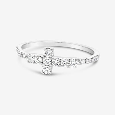 diamond cross ring