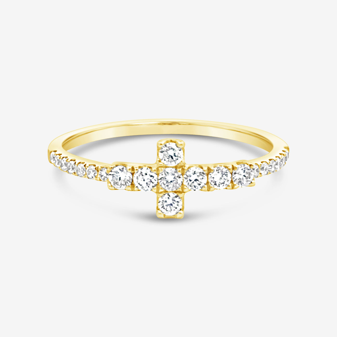diamond cross ring