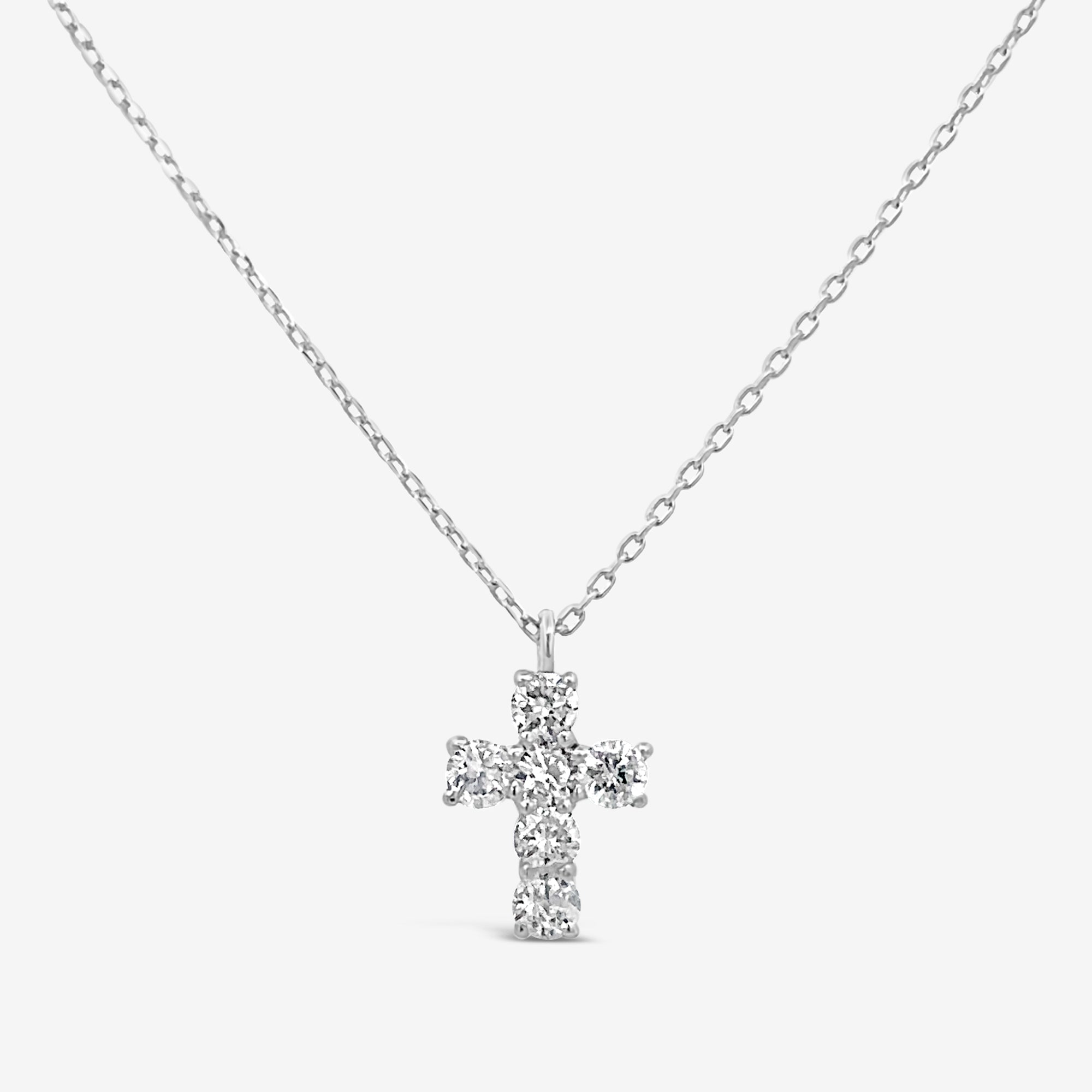 diamond cross necklace
