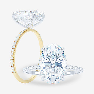 Delicate - Oval Engagement Ring