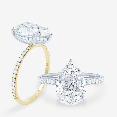 Delicate - Pear Engagement Ring