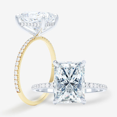 Delicate - Radiant Engagement Ring