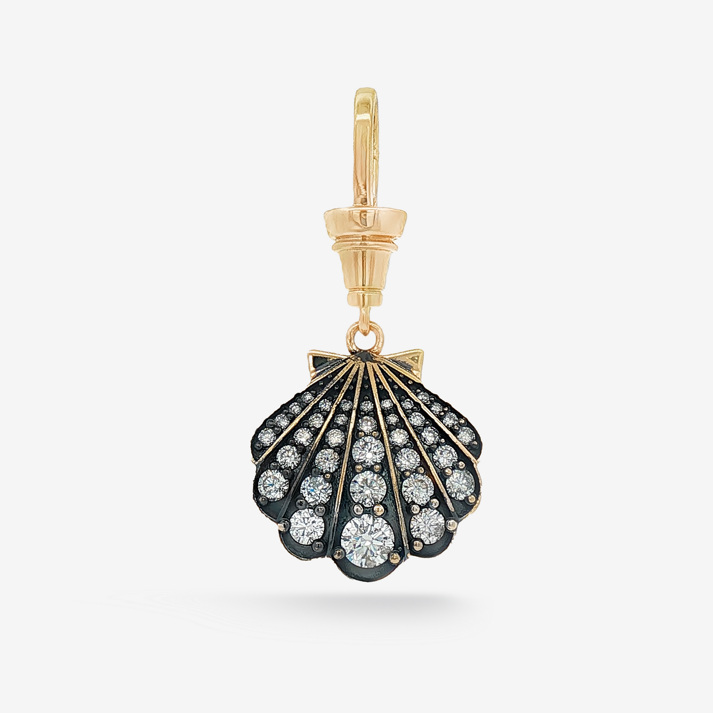 Diamond Seashell Charm