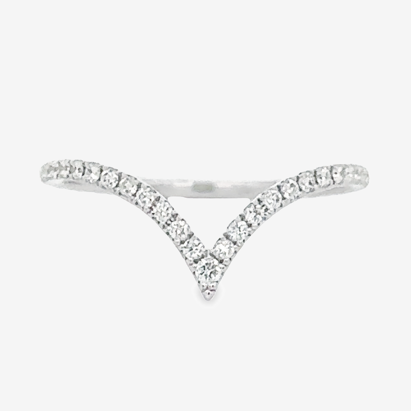 diamond chevron ring