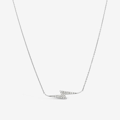 Diamond Lightning Bolt Necklace