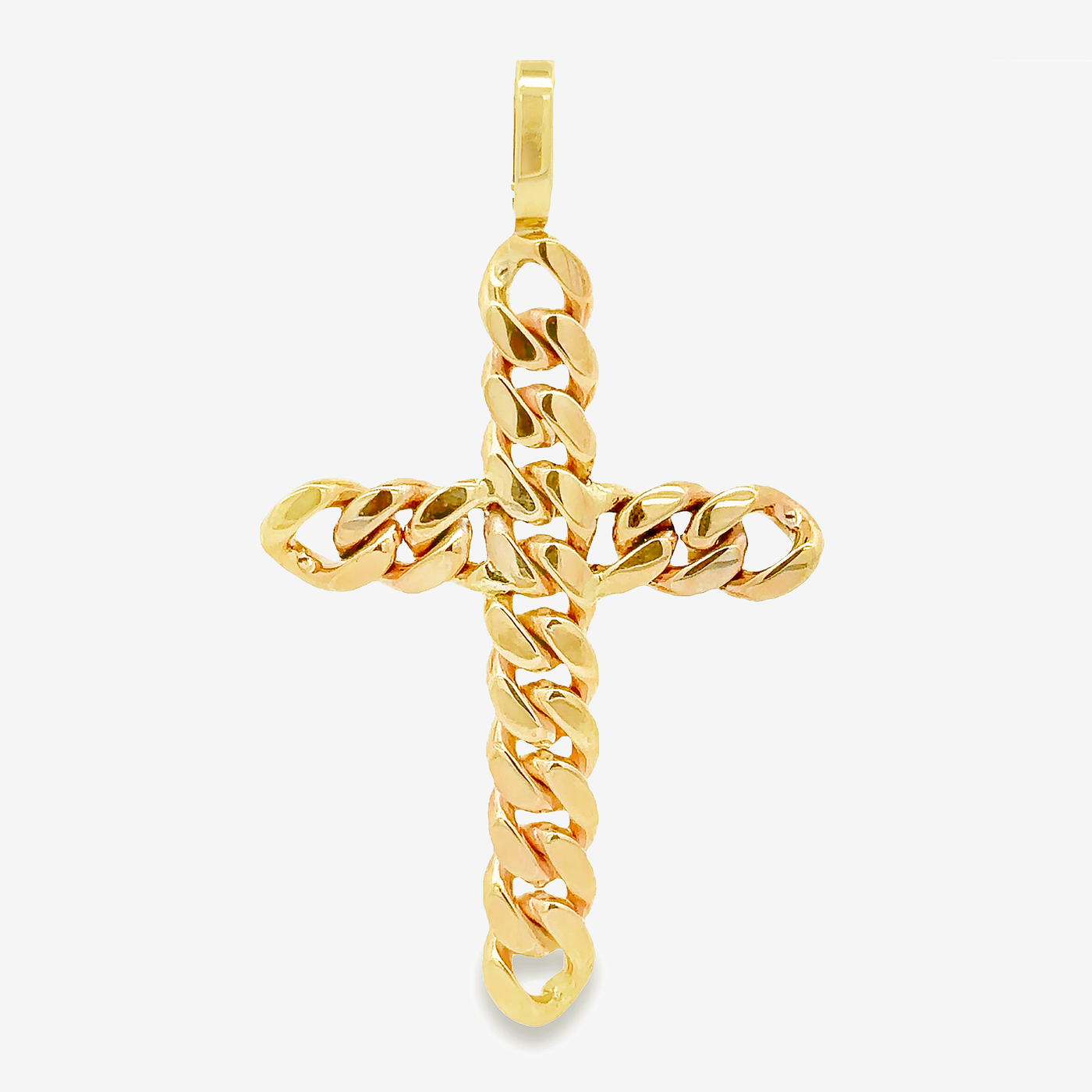 Divine Havana Link Cross Pendant