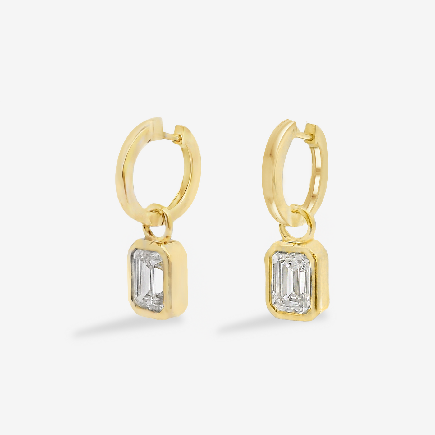 Lab Grown 1.65CT Diamond Dangle Earrings
