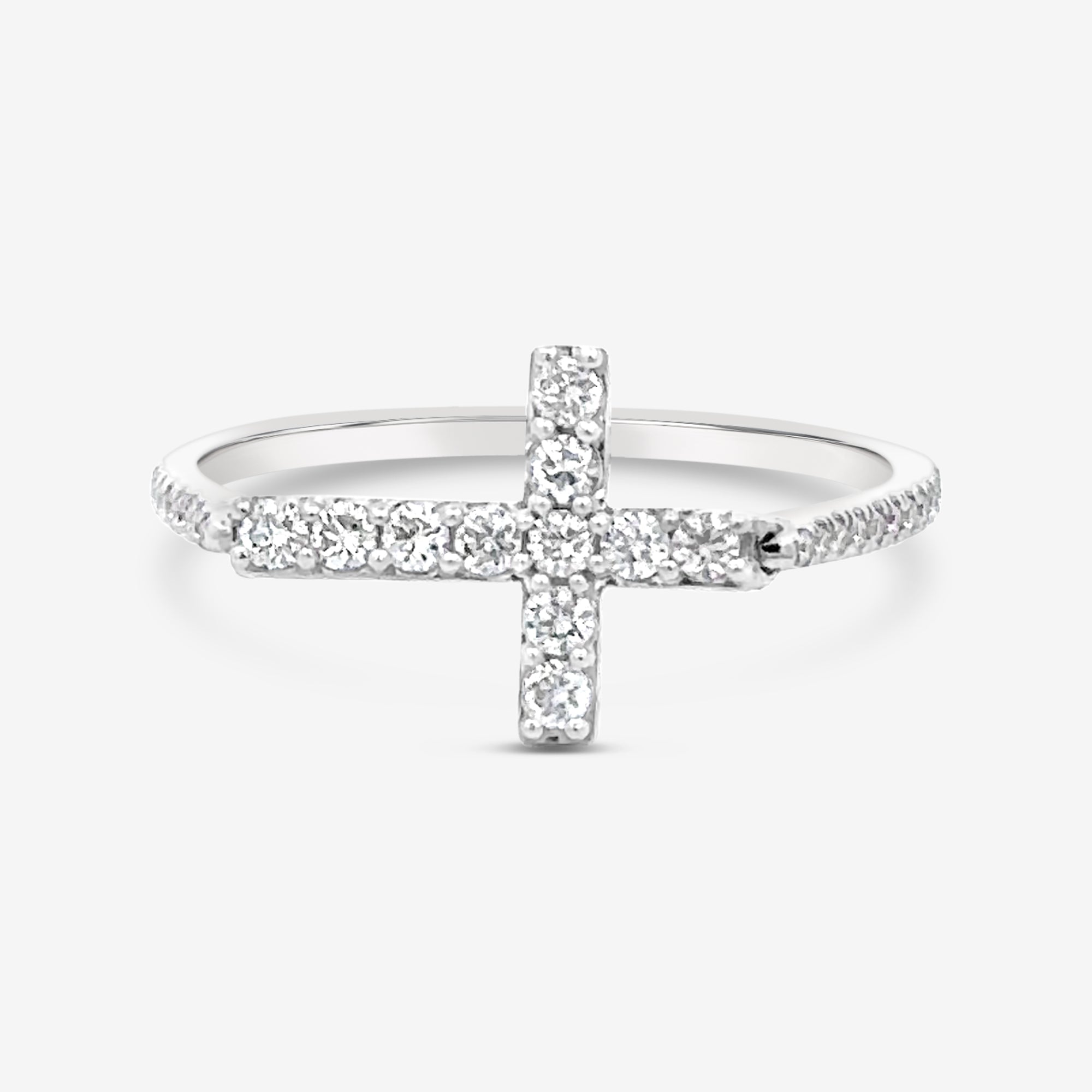 diamond cross ring