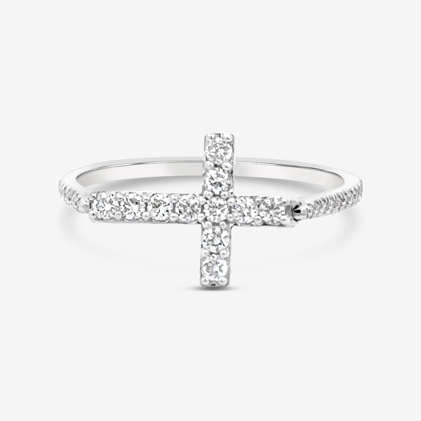 diamond cross ring
