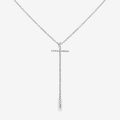 Elongated Cross Necklace