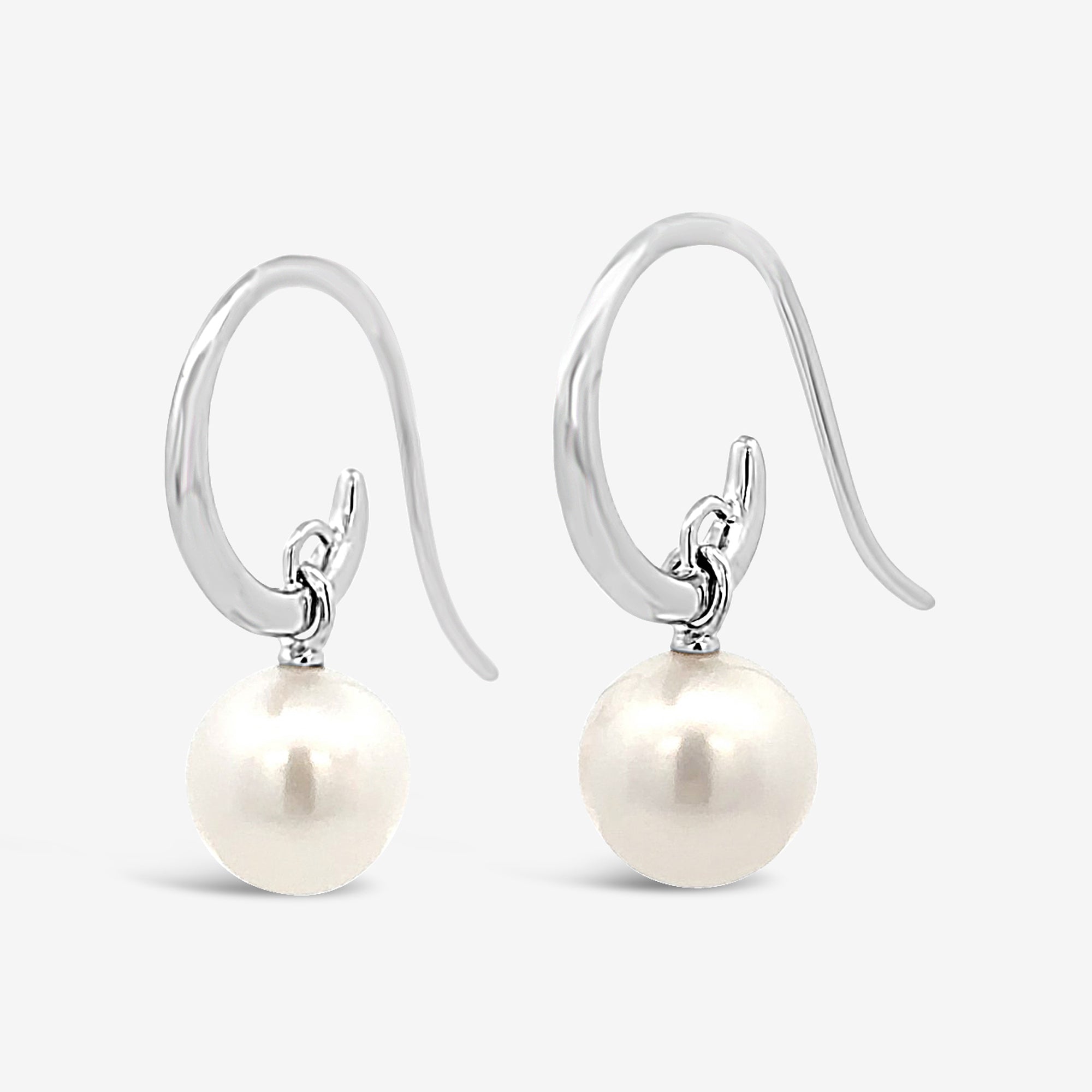pearl drop earrings