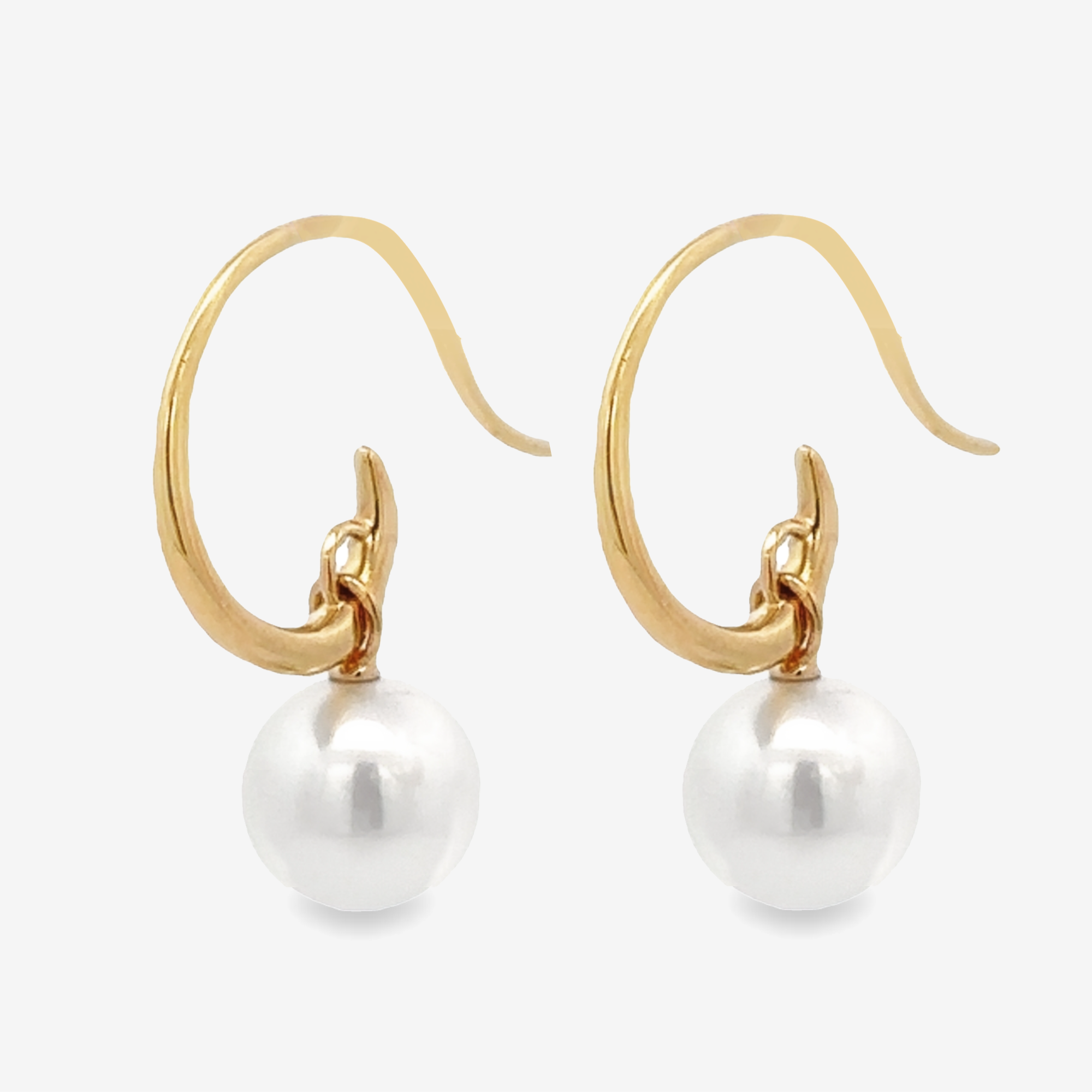 pearl drop earrings