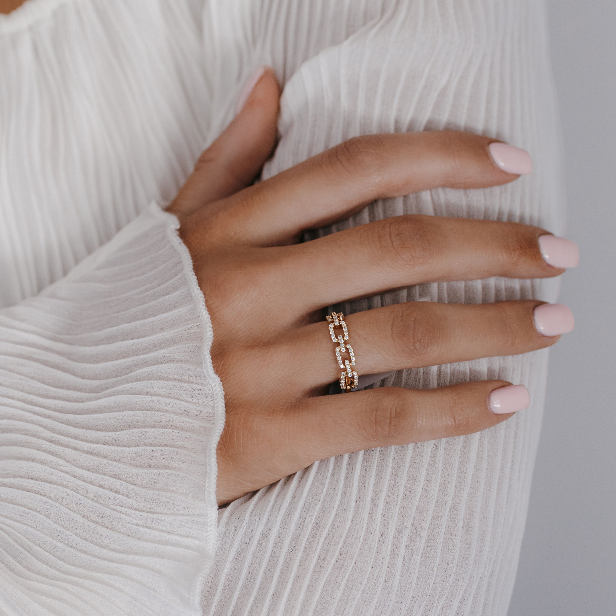 diamond links flexible ring