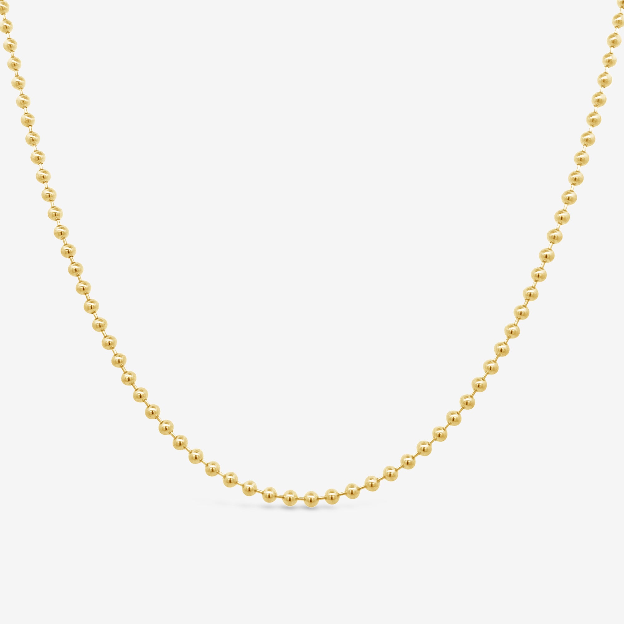 gold bead necklace