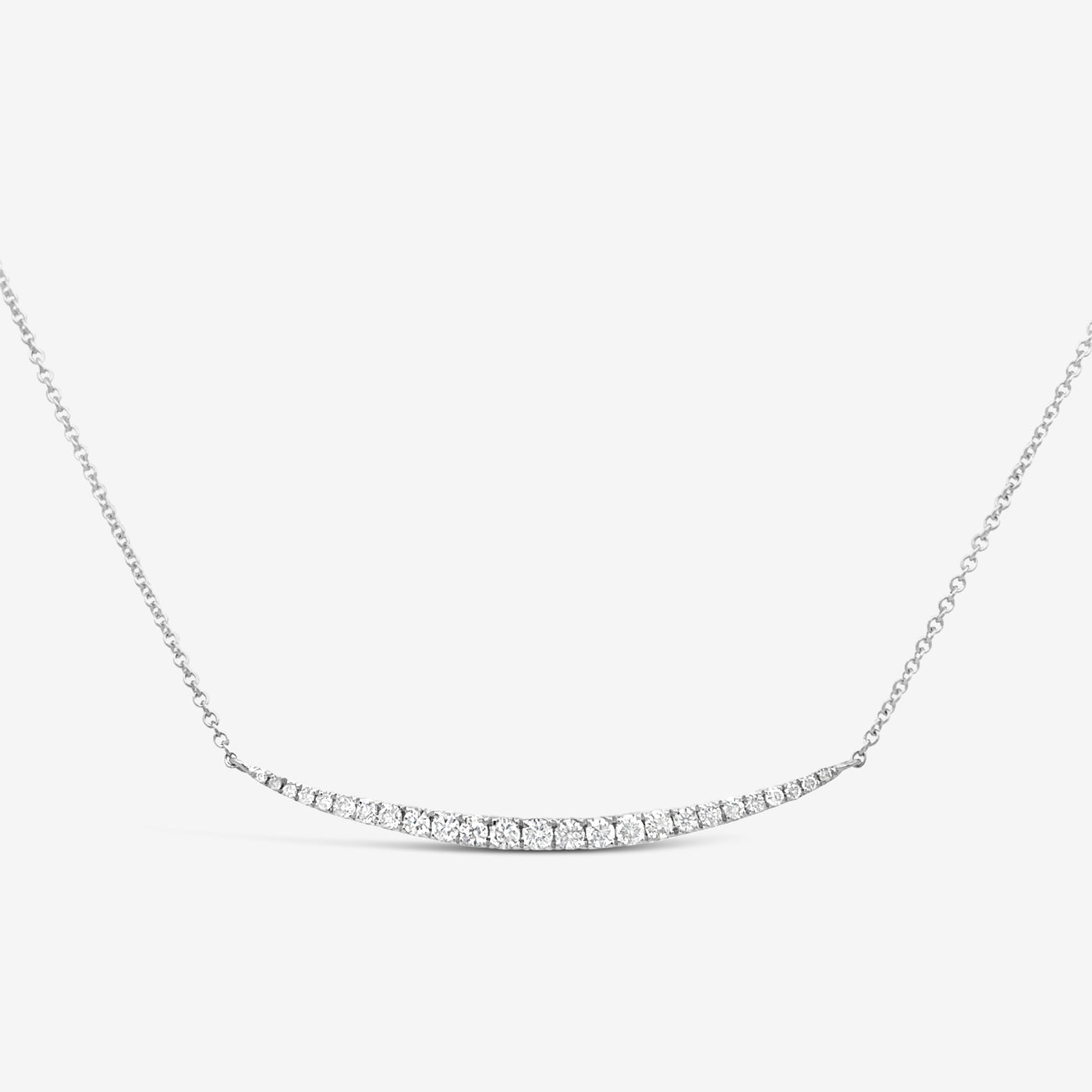 diamond bar necklace