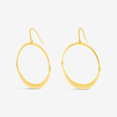 gold hoop earrings