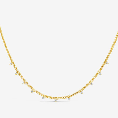 Havana Link 0.45ct Diamond Dangle Necklace