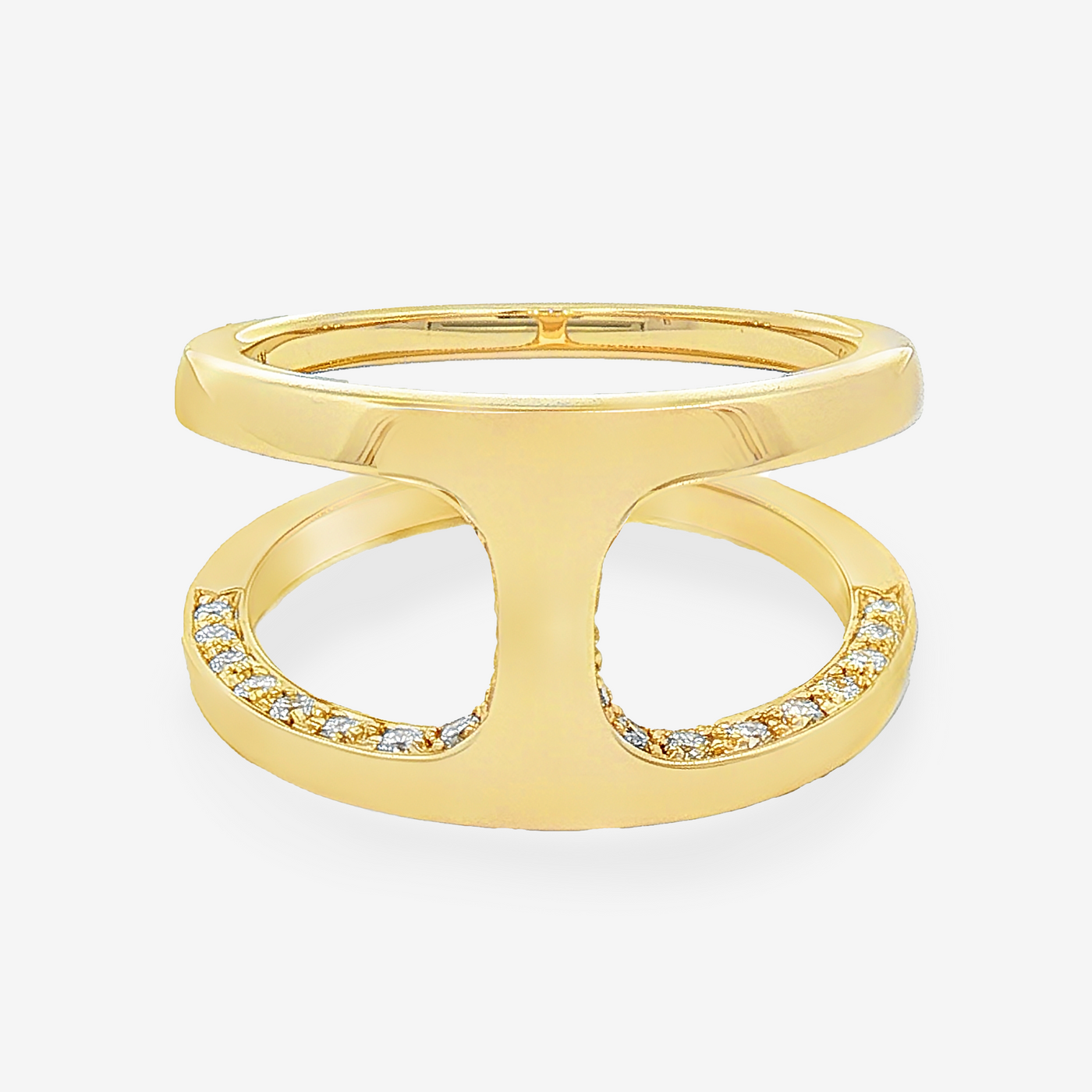 Hide & Seek Diamond Wide Ring