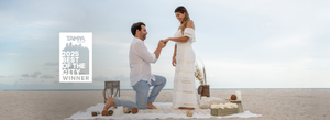 Mavilo Wholesalers Voted #1 Jewelry Store to Buy an Engagement Ring in Tampa Bay. Mavilo Wholesalers is Tampa Magazines Best of the City Winner in Best Jewelry Store category. Jewelry Shopping Guide voted Mavilo as the Top Place to Buy an Engagement Ring in Tampa. Engagement Proposal on the Beach.