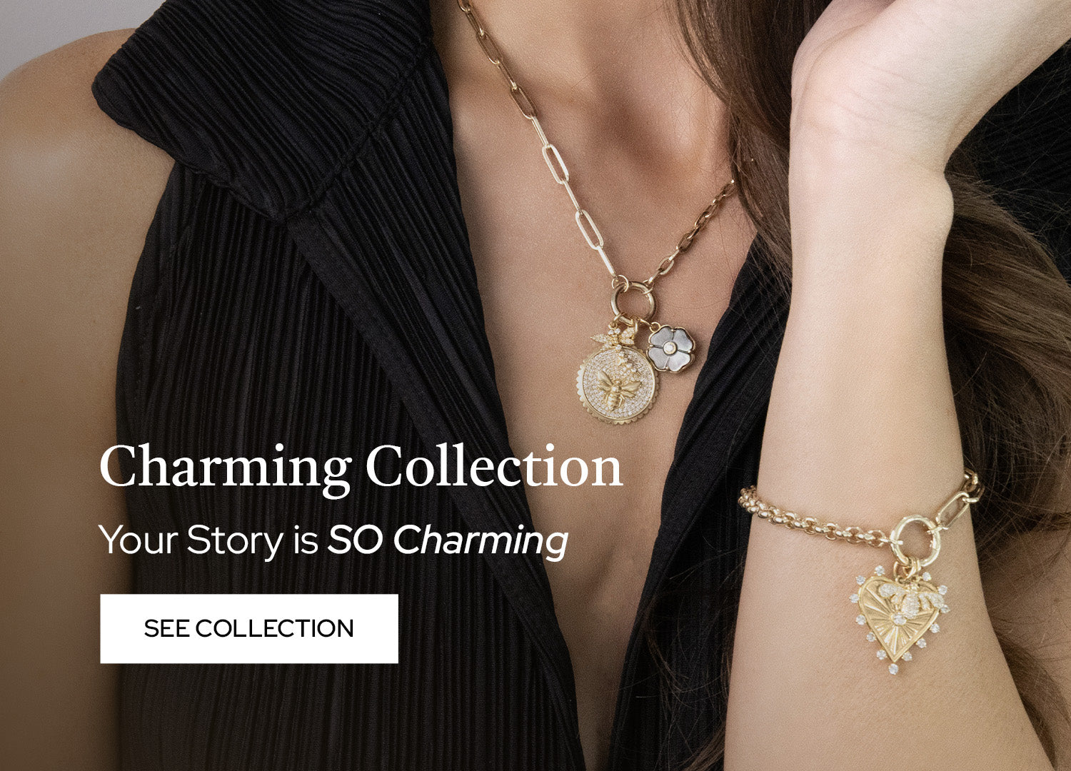 Mavilo Wholesalers Voted #1 Jewelry Store to Buy an Engagement Ring in Tampa Bay. Shop our Charming Charms Collection. A woman wearing Charming Charms Collection Jewelry.