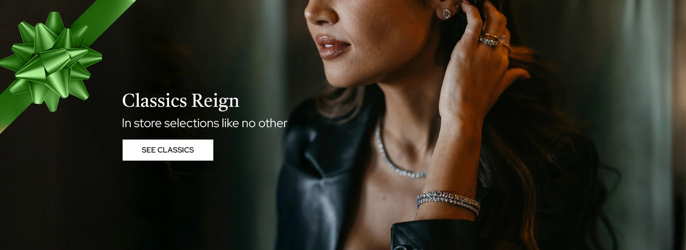 Mavilo Wholesalers Voted #1 Jewelry Store to Buy an Engagement Ring in Tampa Bay. Shop our Diamond Classics - Diamond Tennis Bracelets, Diamond Tennis Necklaces, Diamond Rings and Diamond Earrings. A woman wearing Diamond Jewelry.