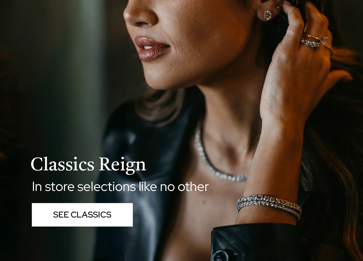 Mavilo Wholesalers Voted #1 Jewelry Store to Buy an Engagement Ring in Tampa Bay. Shop our Diamond Classics - Diamond Tennis Bracelets, Diamond Tennis Necklaces, Diamond Rings and Diamond Earrings. A woman wearing Diamond Jewelry.