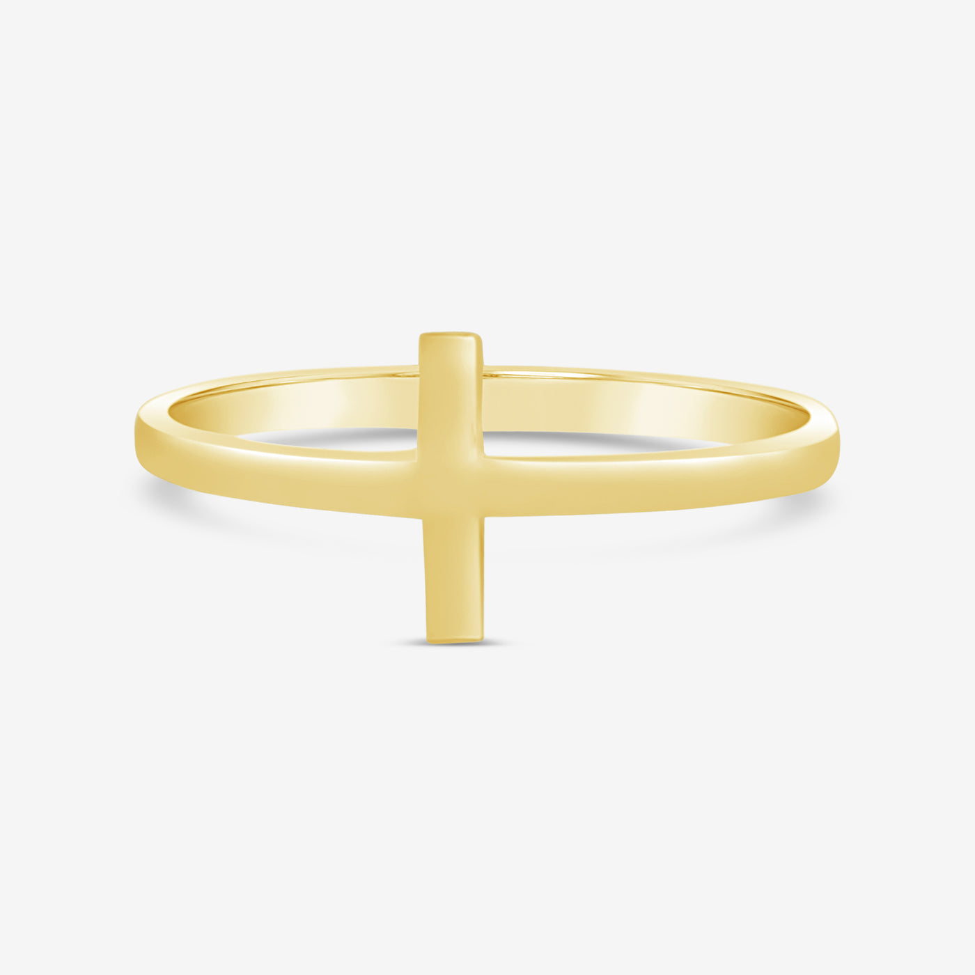 gold cross ring