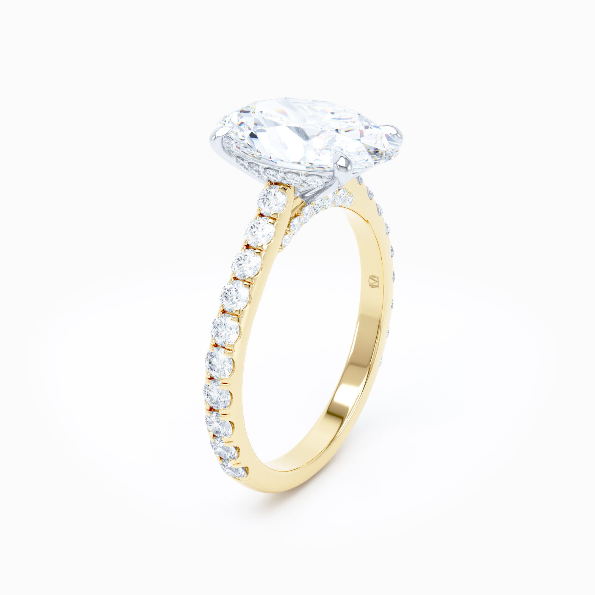 oval cut diamond engagement ring