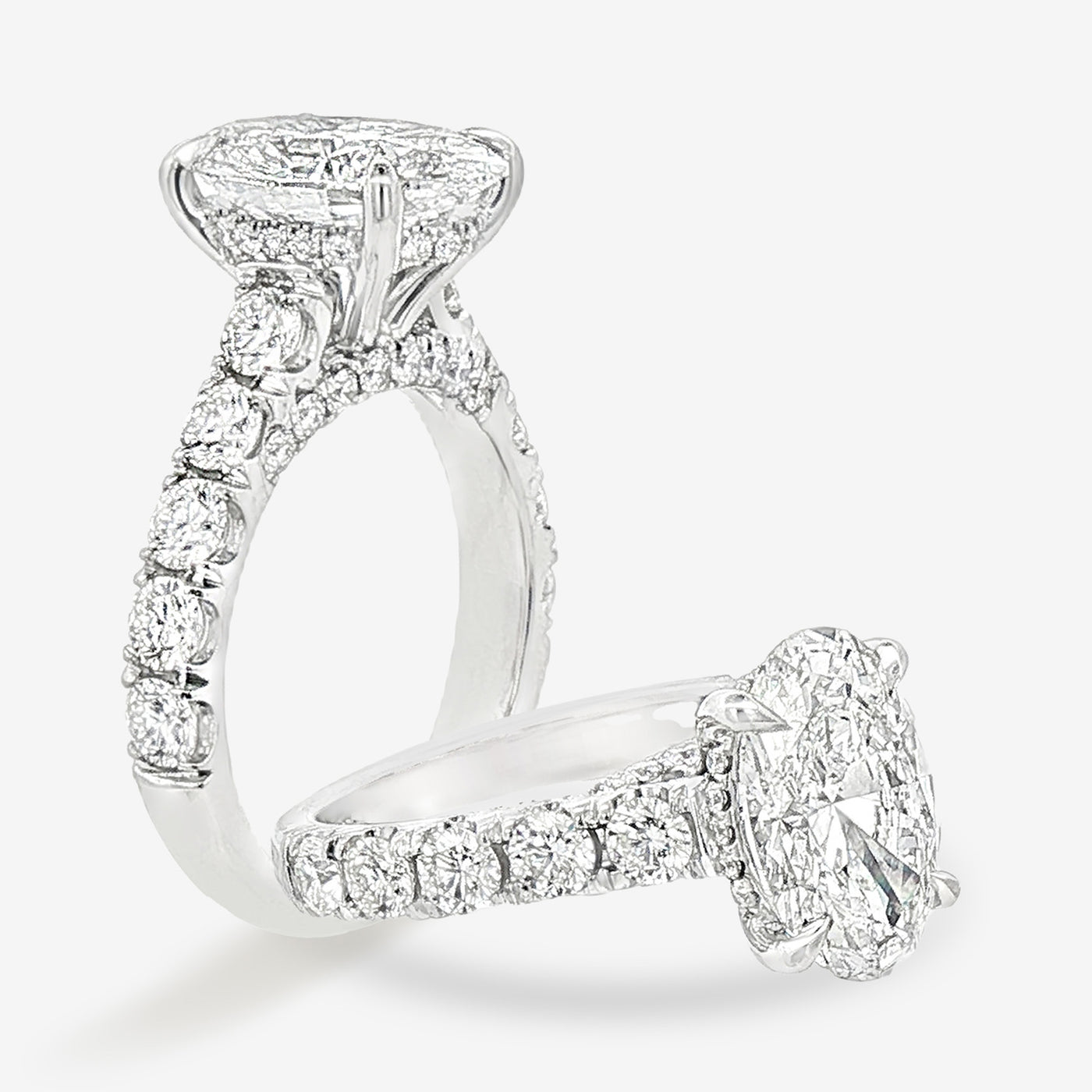 Mingi Large - Oval Engagement Ring