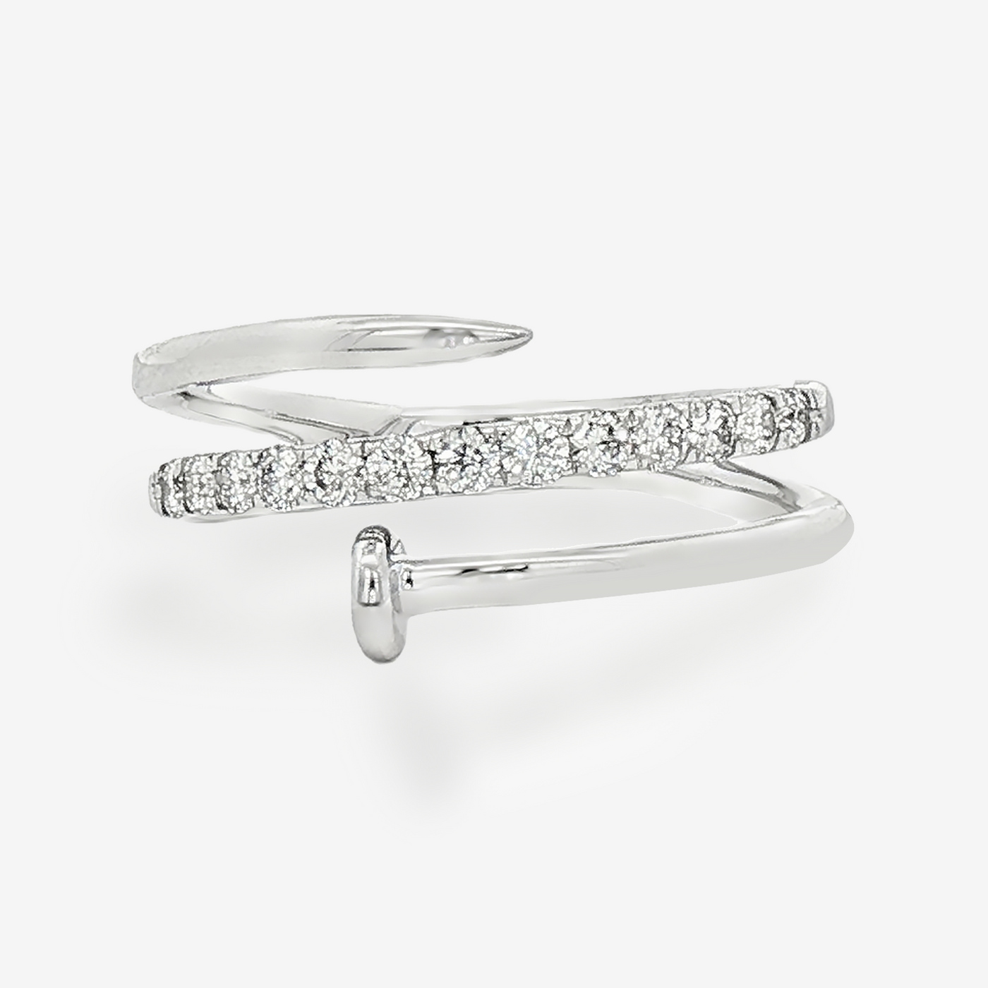 Nailed it Triple Diamond Wrap Ring