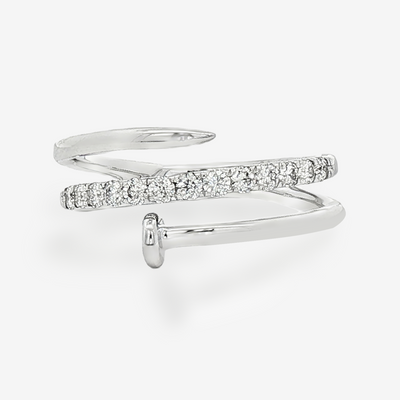 Nailed it Triple Diamond Wrap Ring