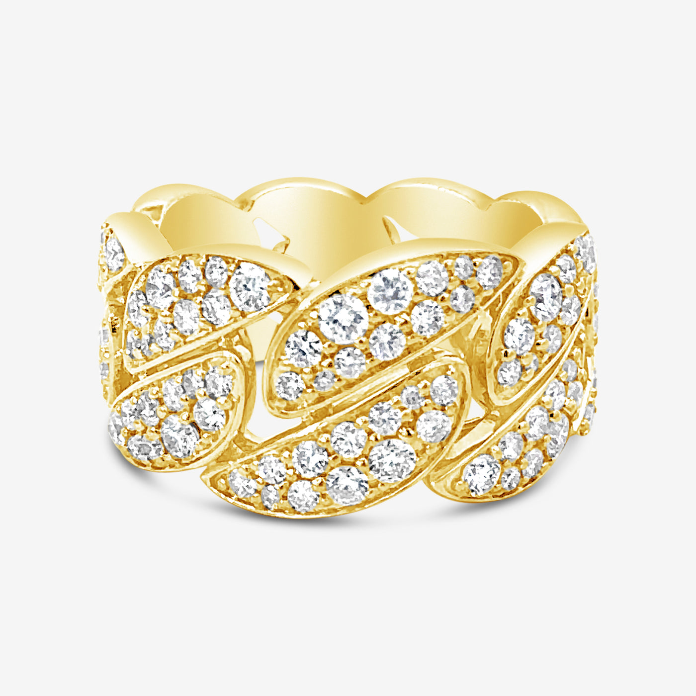 pave diamond havana link ring