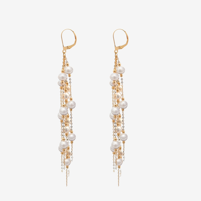 Pearl Tassel Earrings