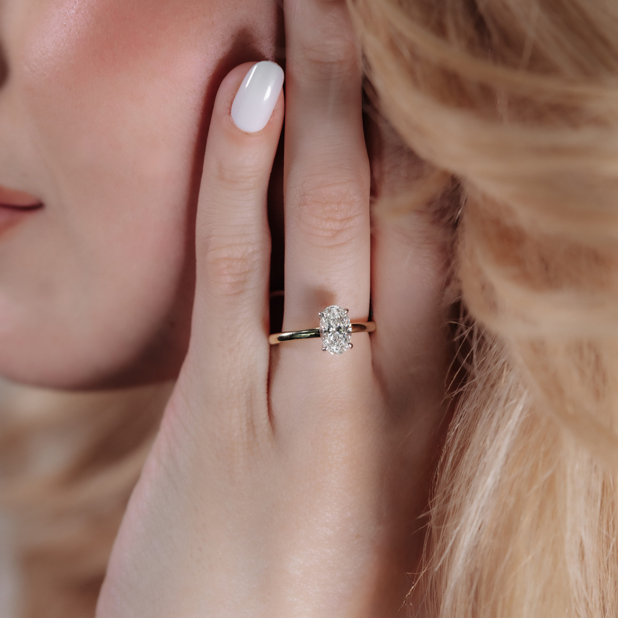 Perfect Solitaire - Classic - Oval Engagement Ring Lifestyle #16952824