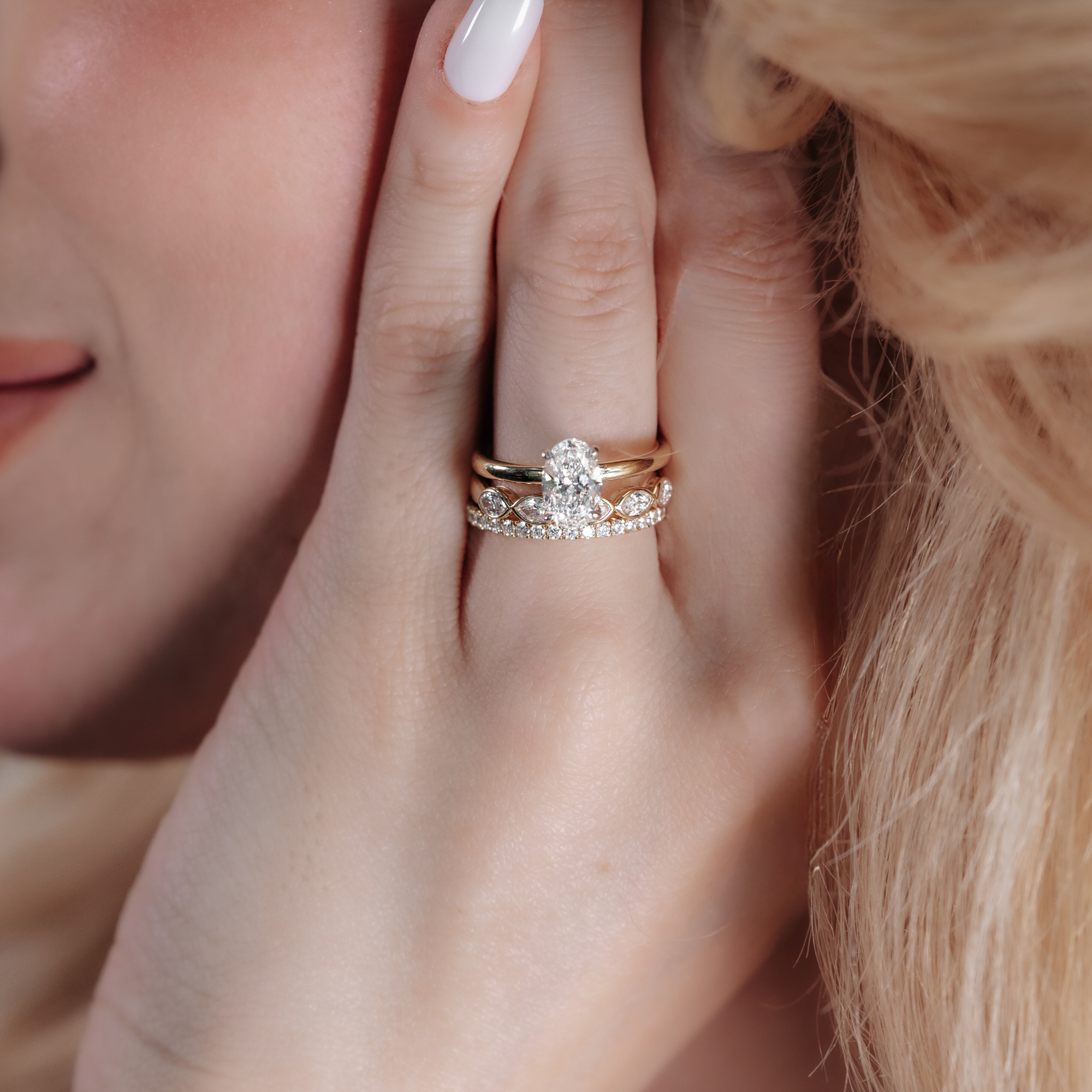 Perfect Solitaire - Classic - Oval Engagement Ring Lifestyle #16952824