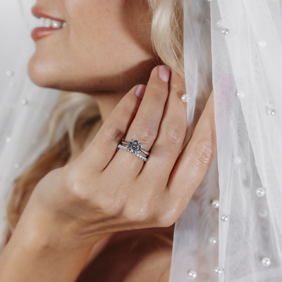 Preset 1.68CT Lab Grown Round Diamond Engagement Ring