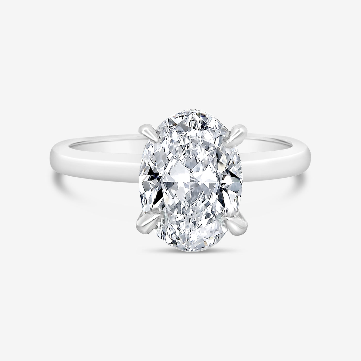 2.5v carat oval cut diamond engagement ring
