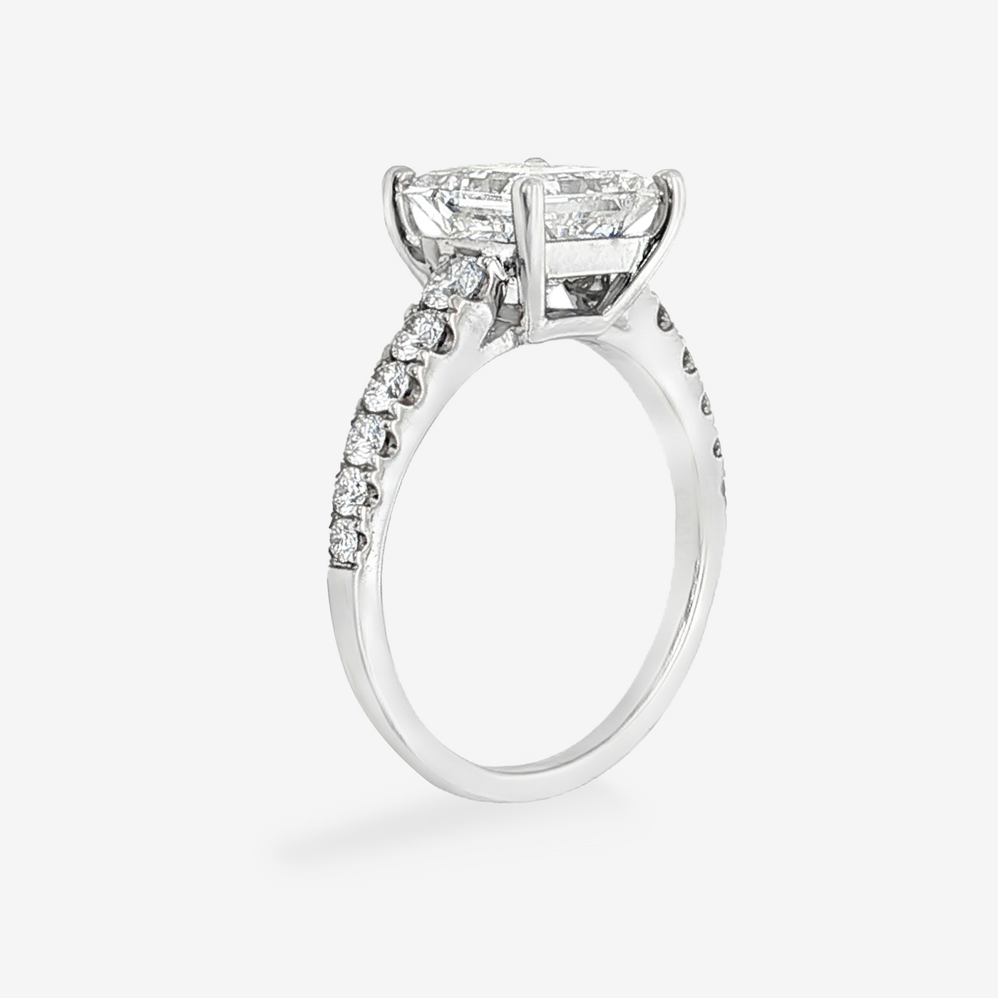 2.5CT Princess Lab Grown Diamond Engagement Ring