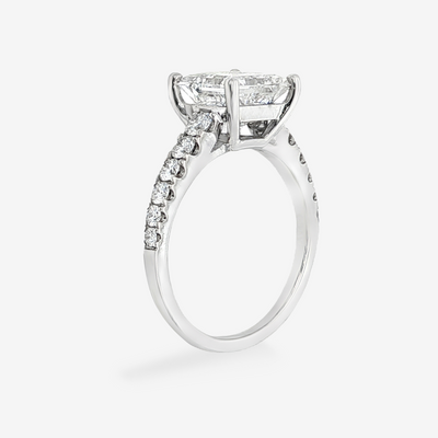 2.5CT Princess Lab Grown Diamond Engagement Ring