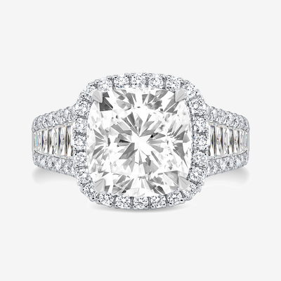 Preset 3.00CT Lab Grown Cushion Diamond Engagement Ring